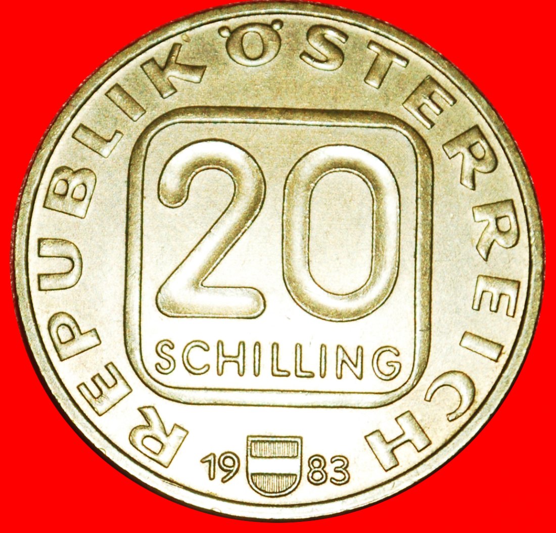  * LIONS (1983-1993): AUSTRIA ★ 20 SHILLINGS 1983 UNC! LOW START ★ NO RESERVE!   