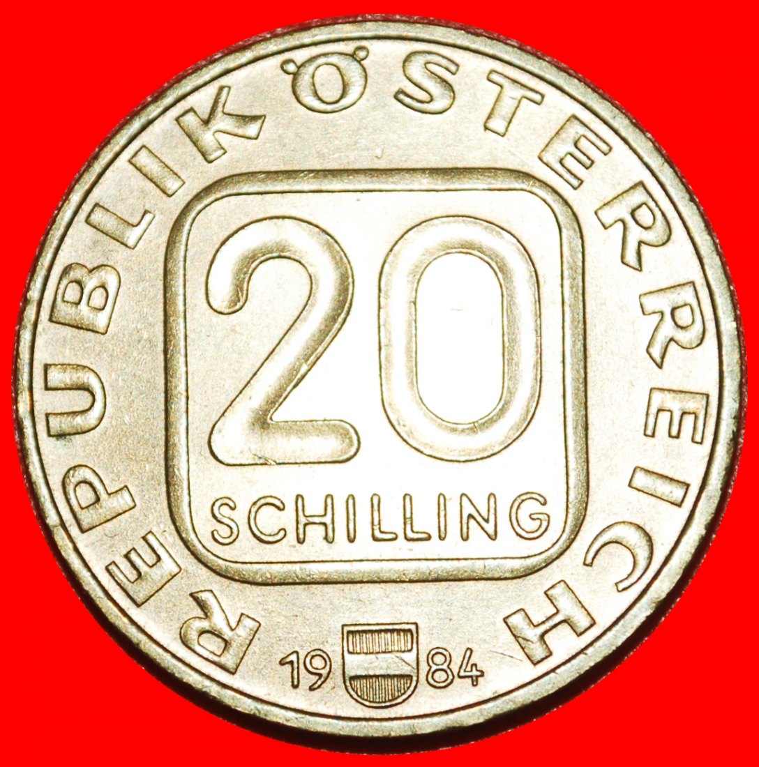  * ADLER (1984-1993): ÖSTERREICH ★ 20 SCHILLING 1984 STG! ★OHNE VORBEHALT!   