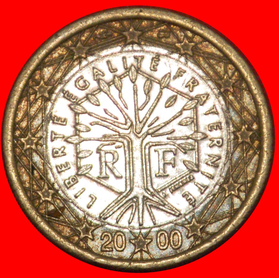  * PHALLIC TYPE 1999-2023: FRANCE ★ 1 EURO 2000 TREE OF LIFE! LOW START ★ NO RESERVE!   