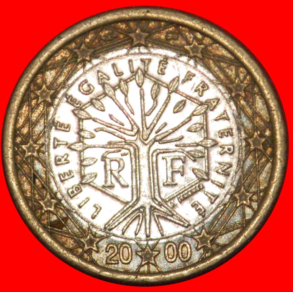 * PHALLIC TYPE 1999-2023: FRANCE ★ 1 EURO 2000 TREE OF LIFE! LOW START ★ NO RESERVE!