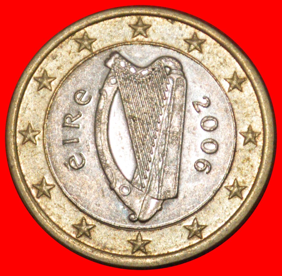  * PHALLISCHE TYP 1999-2023: IRLAND ★ 1 EURO 2006 STEMPEL II! ★OHNE VORBEHALT!   