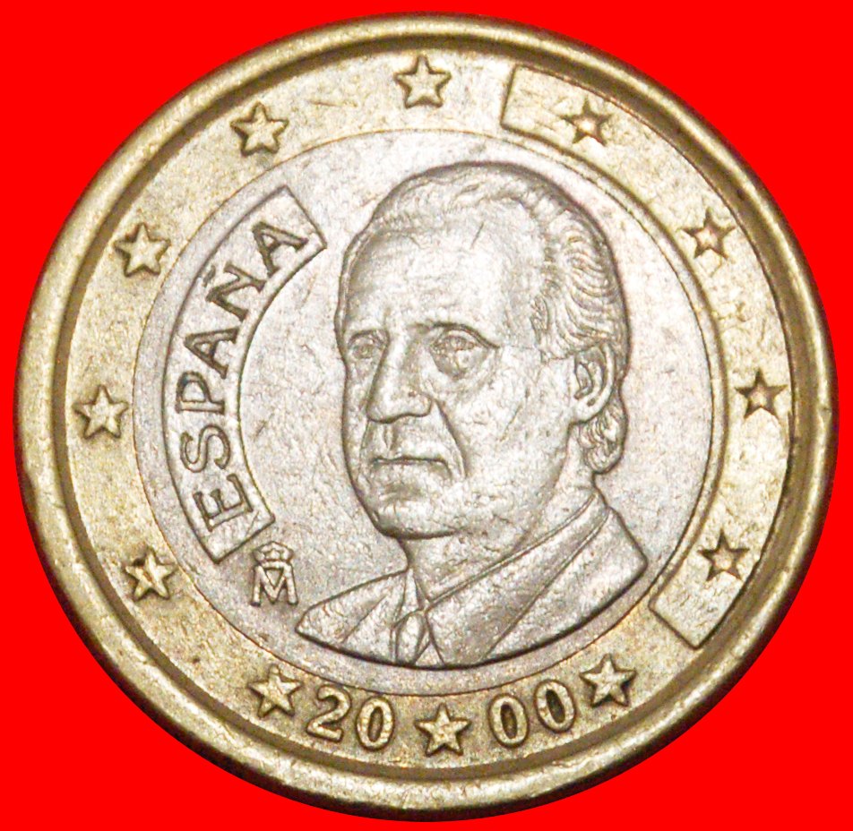  * PHALLISCHE TYP 1999-2024: SPANIEN ★ 1 EURO 2000! JUAN CARLOS I. (1975-2014) ★OHNE VORBEHALT!   