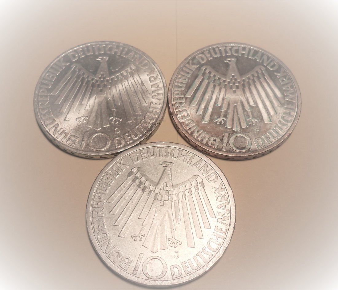  C7.°°Gedenkmünzen Silber 1972 Olympiade München   ..IN DEUTSCHLAND..   