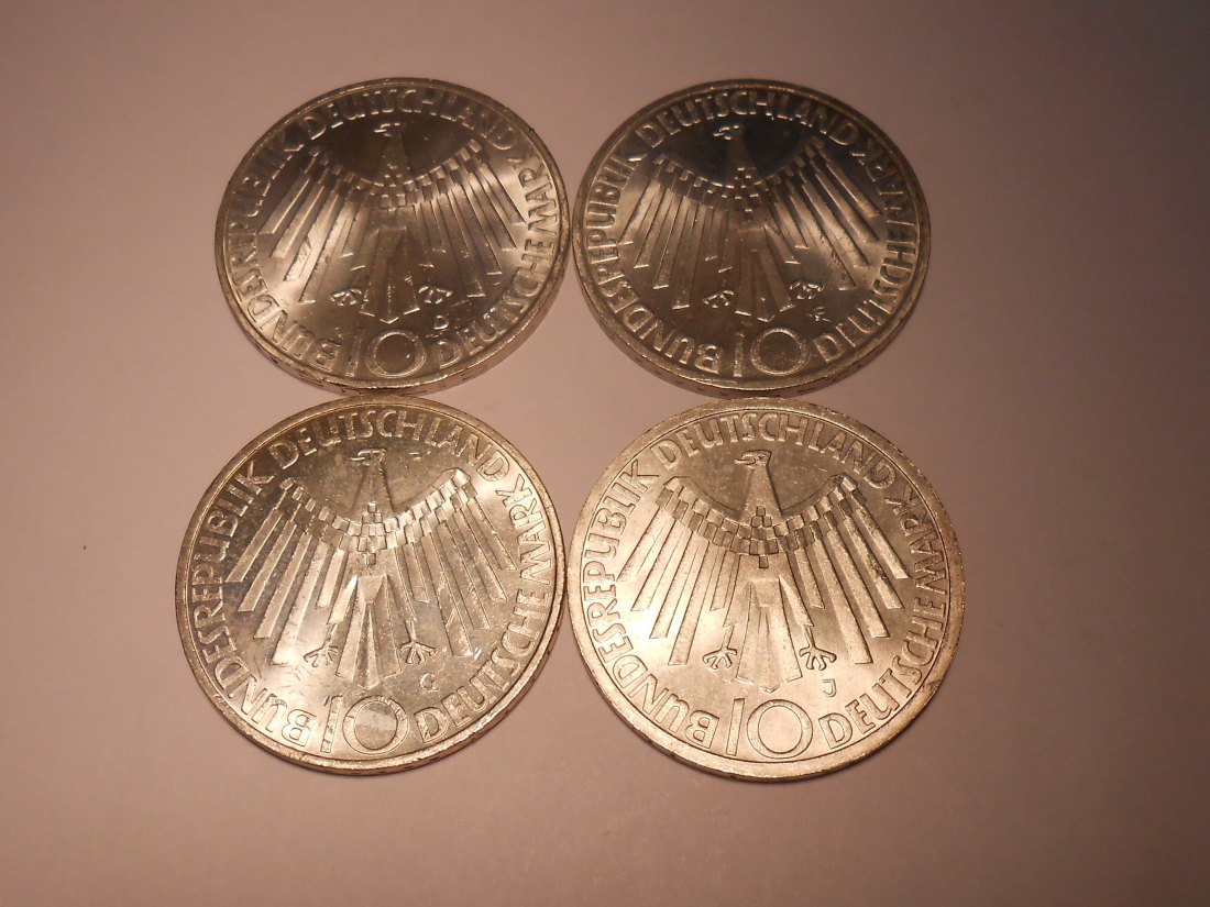  C8.°° Gedenkmünzen Silber 1972 Olympiade München..IN MÜNCHEN..   