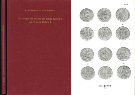  v. Schrötter; Die Münzen aus der Zeit der Könige Friedrich I.&Friedrich Wilhelm I; erstes Heft   
