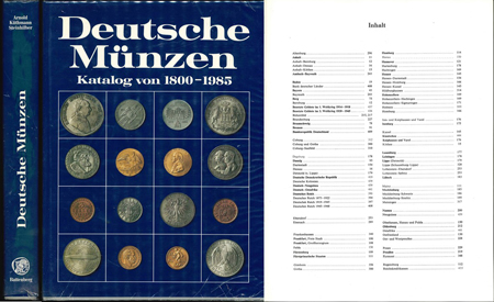  Arnold/Küthmann/Steinhilber; Deutsche Münzen; Katalog von 1800-1985; 445 Seiten, Notizen v. Sammler   