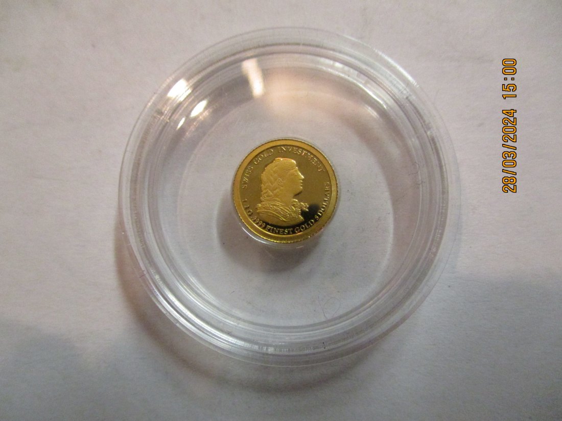  5 Dollar 2010 Nauru Goldmünze 9999er Gold 0,5 Gramm / M17   
