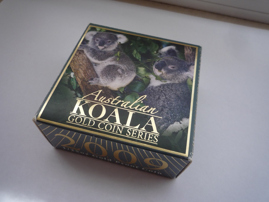  Australien Koala 5 Dollar 2009 PP original Holzbox Zertifikat Umverpackung   