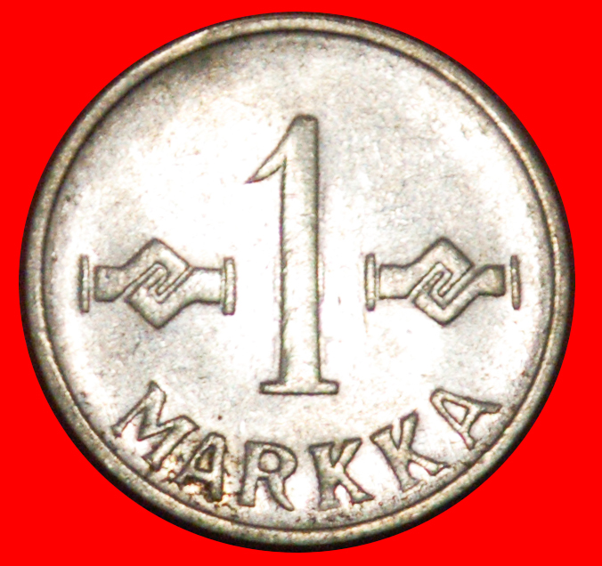  * CROSS (1952-1962): FINLAND ★ 1 MARK 1959 UNCOMMON!★LOW START ★ NO RESERVE!   