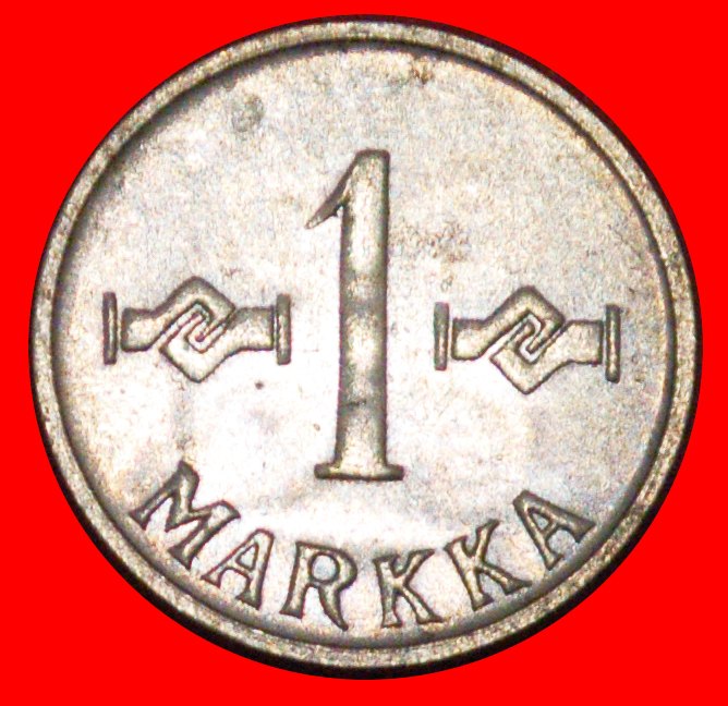  * KREUZ (1952-1962): FINNLAND ★ 1 MARK 1961! ★OHNE VORBEHALT   