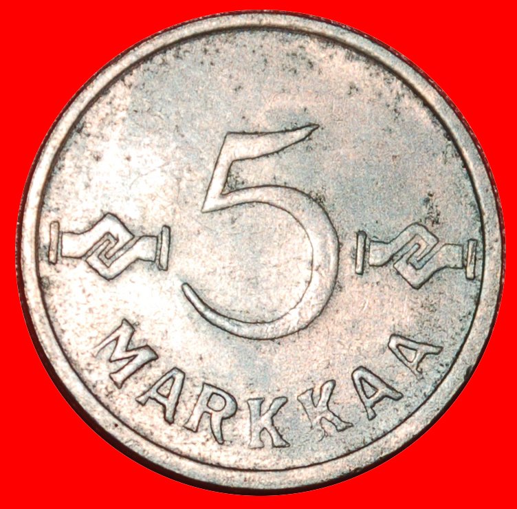  * CROSS (1952-1962): FINLAND ★ 5 MARKS 1953 JUST PUBLISHED!★LOW START ★ NO RESERVE!   