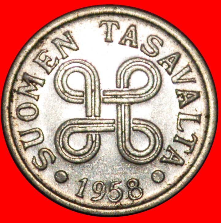  * CROSS (1952-1962): FINLAND ★ 5 MARKS 1958 DIE B!★LOW START ★ NO RESERVE!   