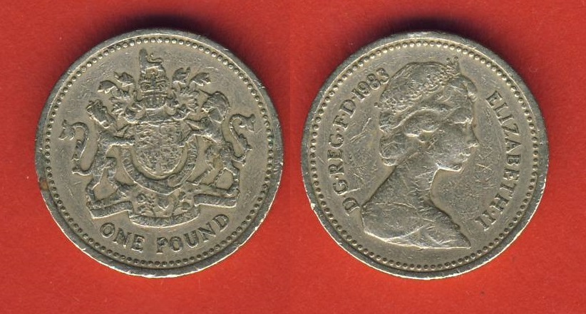  Grossbritanien 1 Pound 1983   