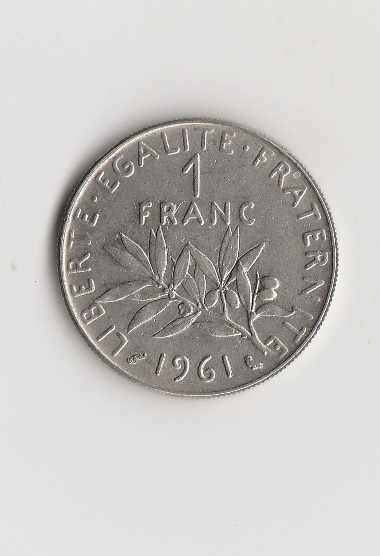  1 Franc Frankreich 1961   (N189)   