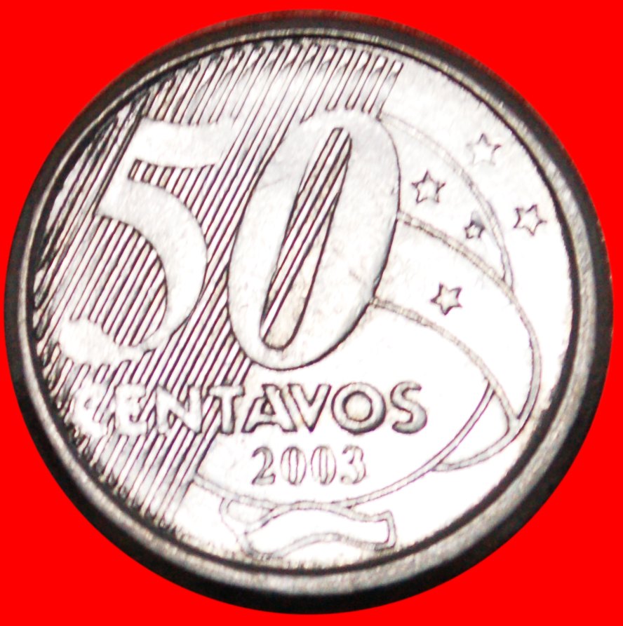  * SOUTH CROSS ★ BRAZIL★ 50 CENTAVOS 2003! ★LOW START ★ NO RESERVE!   