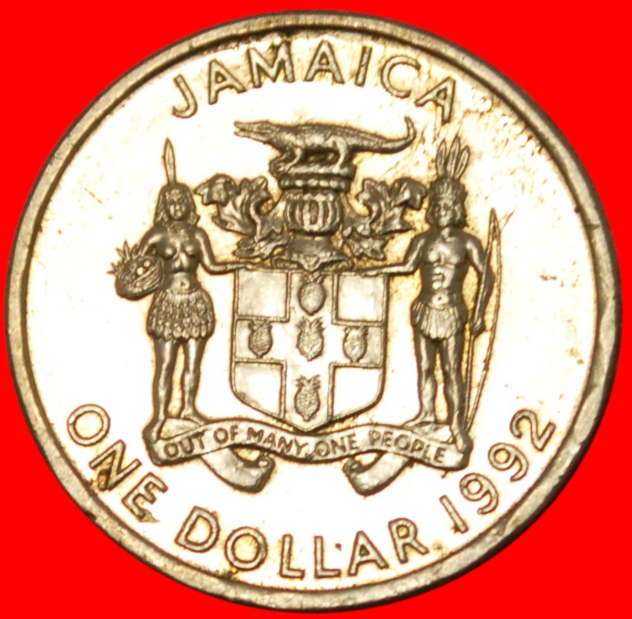  * KROKODIL ★ JAMAIKA★ 1 DOLLAR 1992! ★OHNE VORBEHALT!   