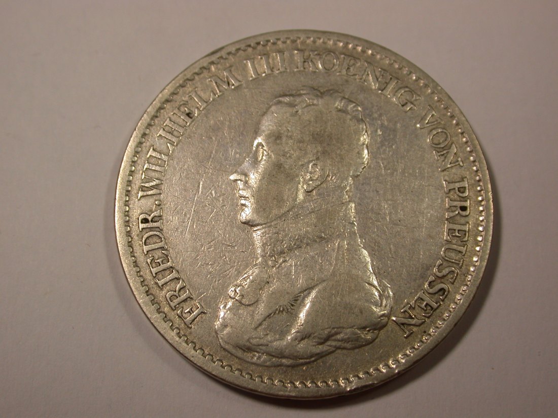 C09 Preussen Taler 1818 in f.ss Originalbilder