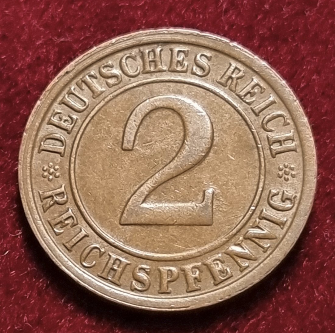 4531(5) 2 Reichspfennig (Weimarer Republik) 1924/G in ss-vz ....................... von Berlin_coins