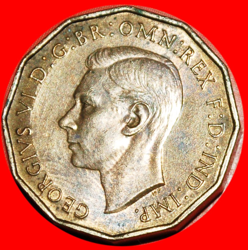  * THRIFT PLANT (1937-1948)★ GREAT BRITAIN ★ 3 PENCE 1937 GEORGE VI (1937-1952★LOW START★ NO RESERVE!   