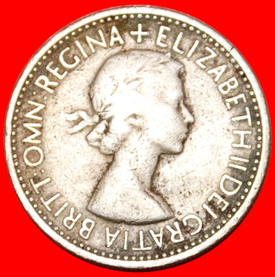  * ENGLISH CREST 2+A★ GREAT BRITAIN★1 SHILLING 1953 CORONATION OF ELIZABETH II★LOW START★ NO RESERVE!   