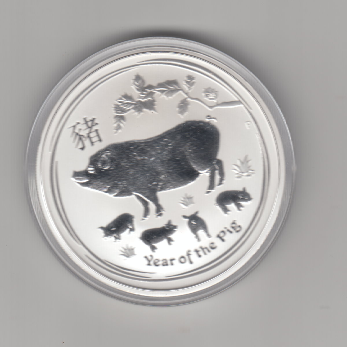  Australien, 2 Dollar 2019, Lunar II Schwein, 2 unzen oz Silber   