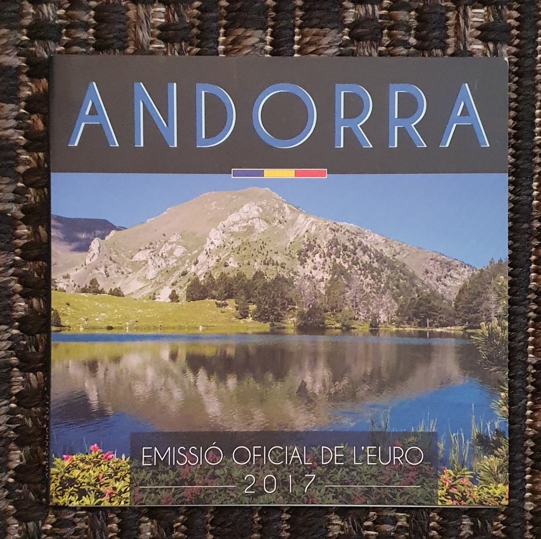  Andorra 2017, originaler KMS von 1 Cent - 2 € im Originalfolder - KMS-Nr. 09.015   