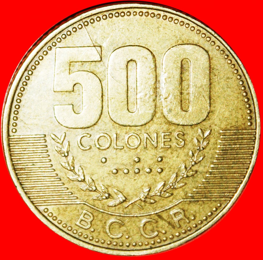 * THICK NUMERALS: COSTA RICA ★ 500 COLONES 2003! LOW START ★ NO RESERVE!
