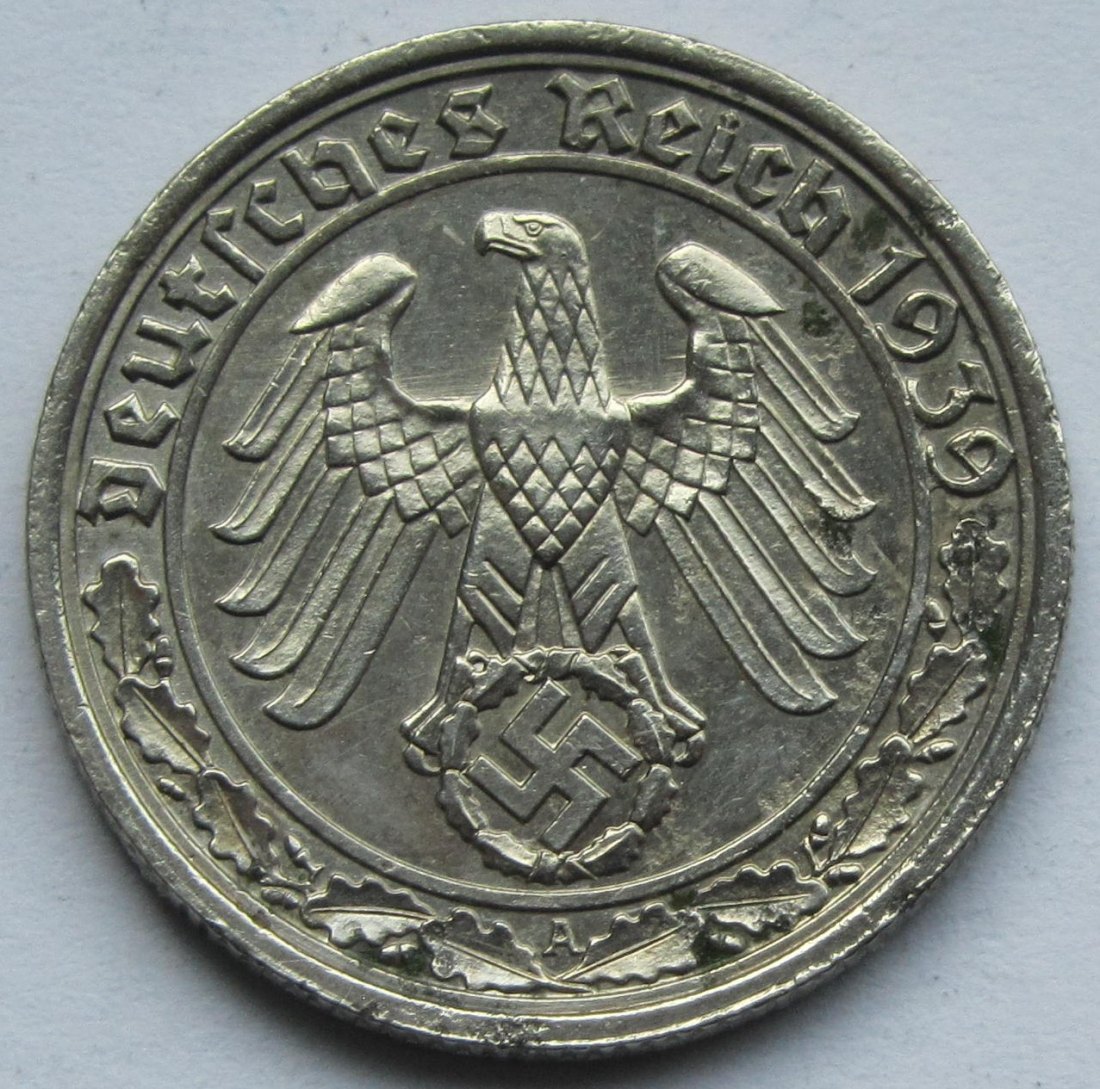  Deutsches Reich: 50 Pfennig 1939 A   