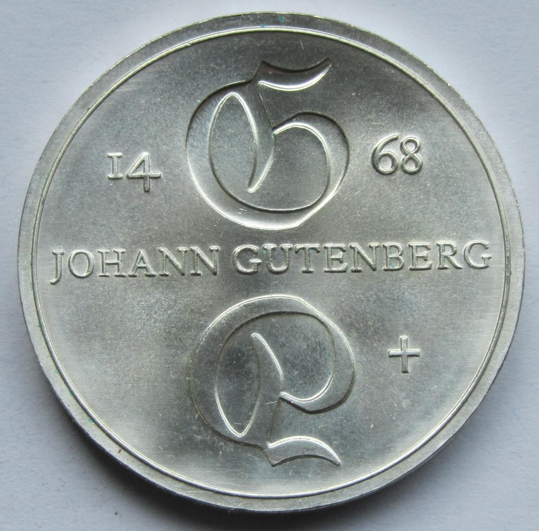  DDR: 10 Mark Gutenberg 1968   