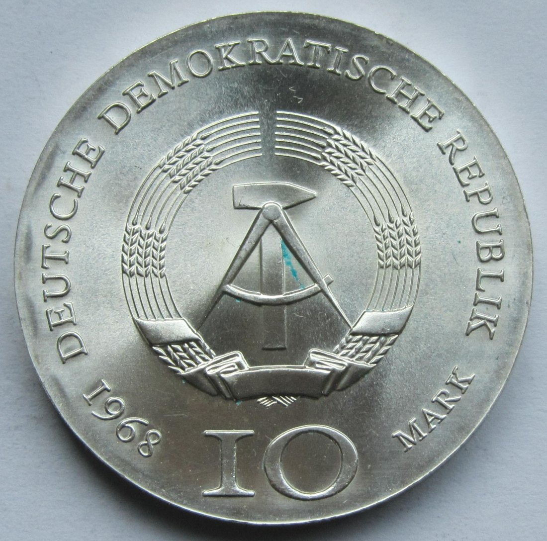  DDR: 10 Mark Gutenberg 1968   