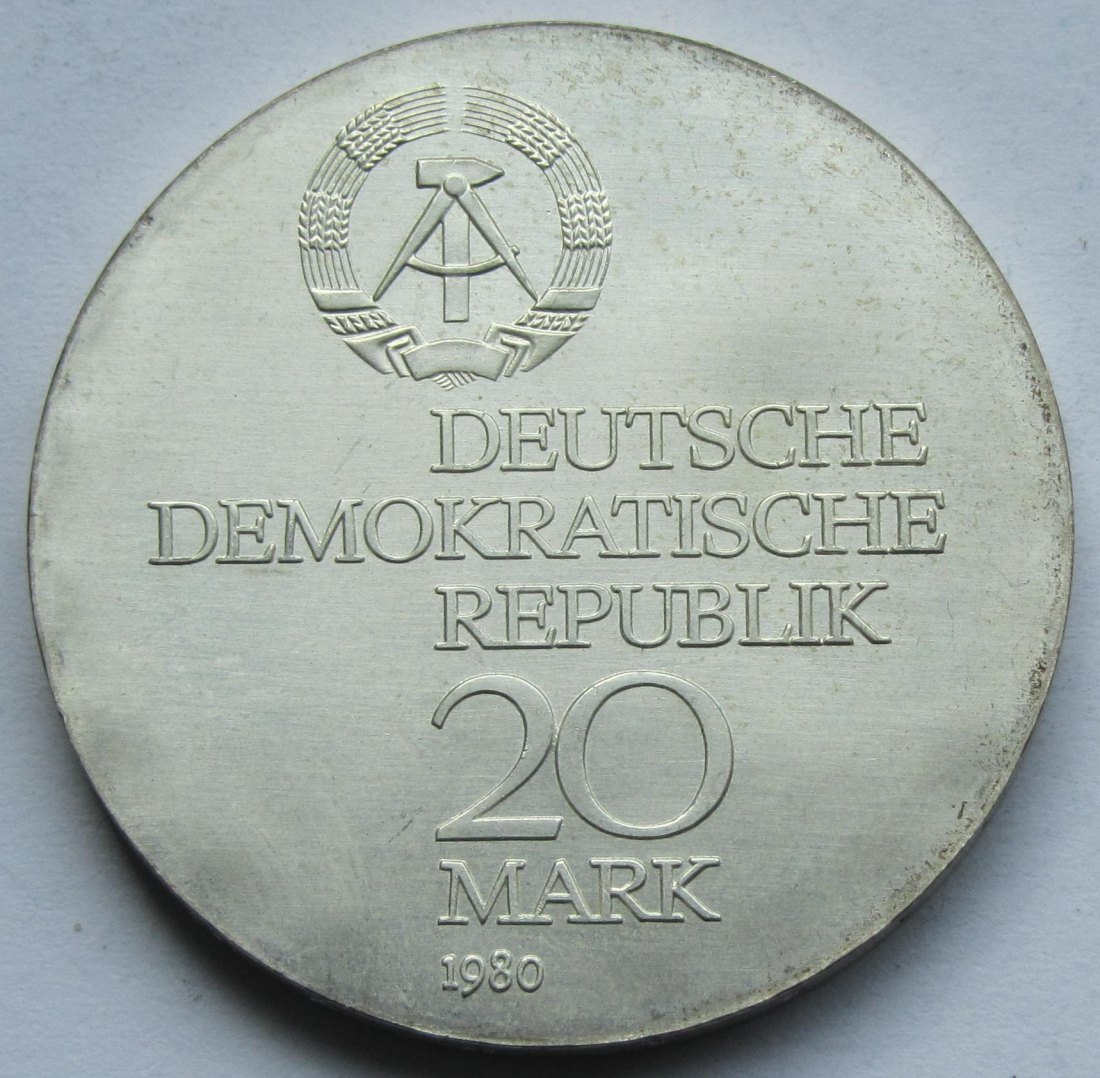 DDR: 20 Mark Abbe 1980   