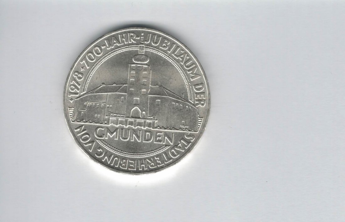  100 Schilling 1978 Stadt Gmunden Oberösterreich Ag Österreich 2. Republik (1914/17)   