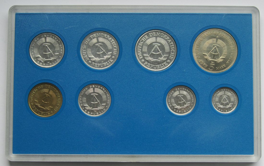  DDR: Kursmünzensatz 1979   