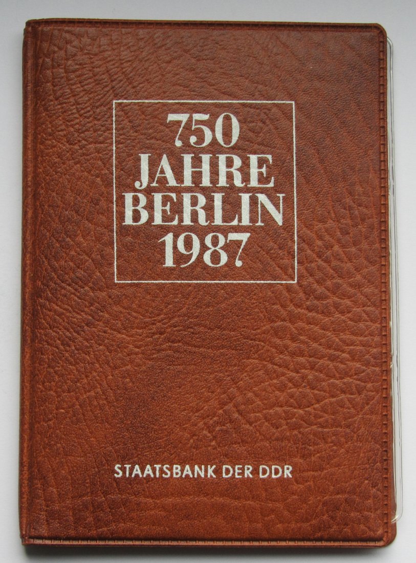  DDR: 5-Mark-Blister 750 Jahre Berlin 1987   