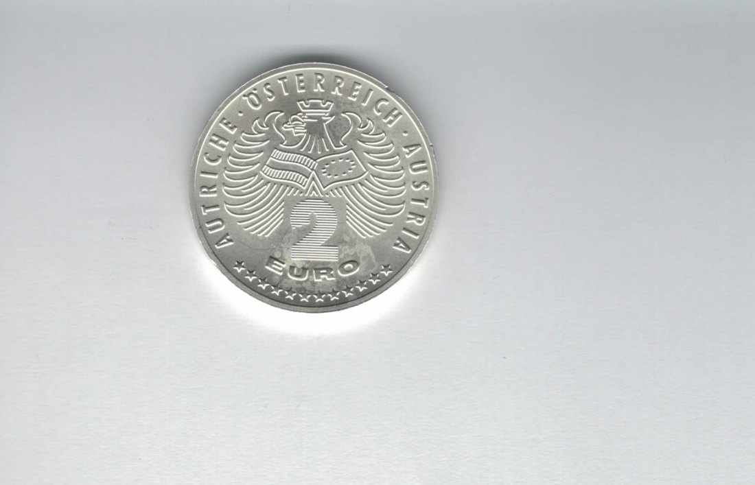  Silbermedaille 2 Euro 1996 Europa ohne Grenzen silber 925/10,1g Österreich Spittalgold9800 (3469   