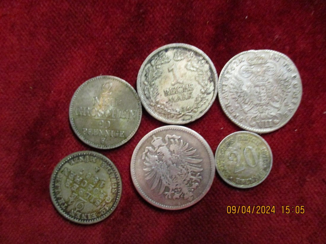  Lot Sammlung Alte Silbermünzen siehe Foto / U1   