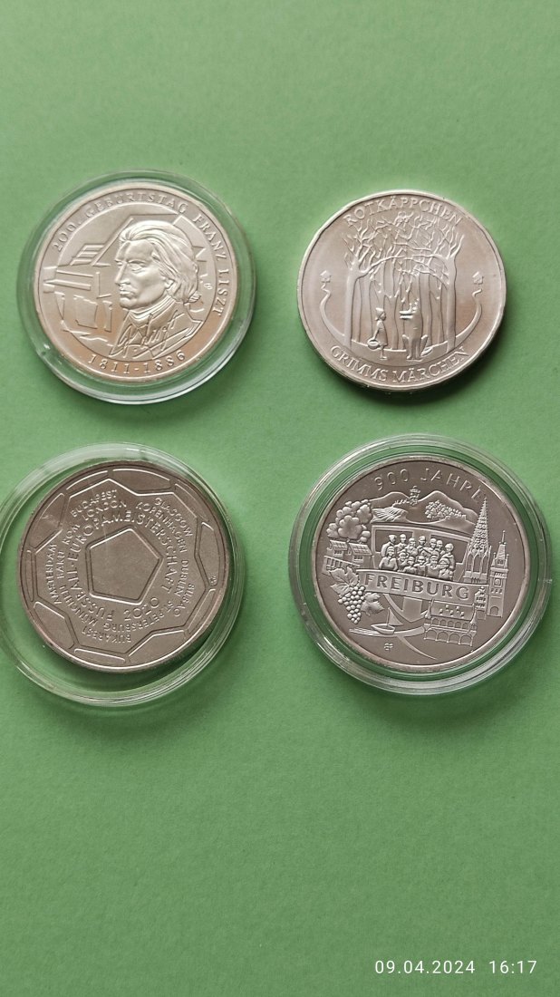  Deutschland Silbermünzen Konvolut Nennwert 70 Euro   