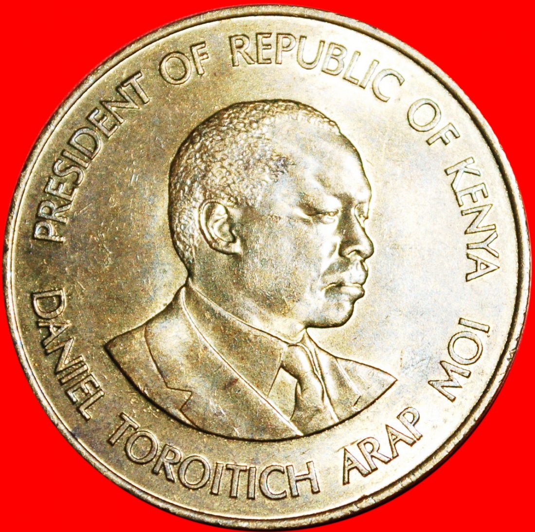 * GREAT BRITAIN (1978-1991): KENYA ★ 10 CENTS 1986 LIONS AND COCK! LOW START ★ NO RESERVE!