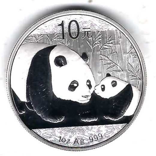  China 10 Yuan Panda 2011 PP 31,1 Gramm  Münzenankauf Koblenz Frank Maurer AB 334   