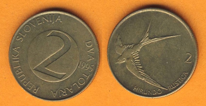  Slowenien 2 Tolarja 1995   