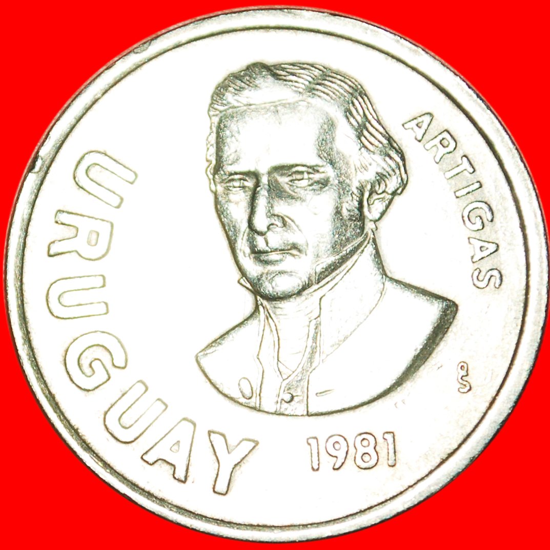 * ERSTER TYP: URUGUAY ★ 10 NEUE PESO 1981 ARTIGAS (1764-1850)! OHNE VORBEHALT!