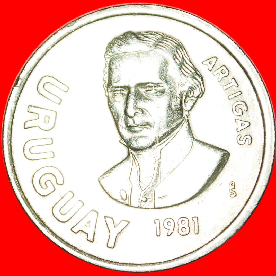  * ERSTER TYP: URUGUAY ★ 10 NEUE PESO 1981 ARTIGAS (1764-1850)! OHNE VORBEHALT!   