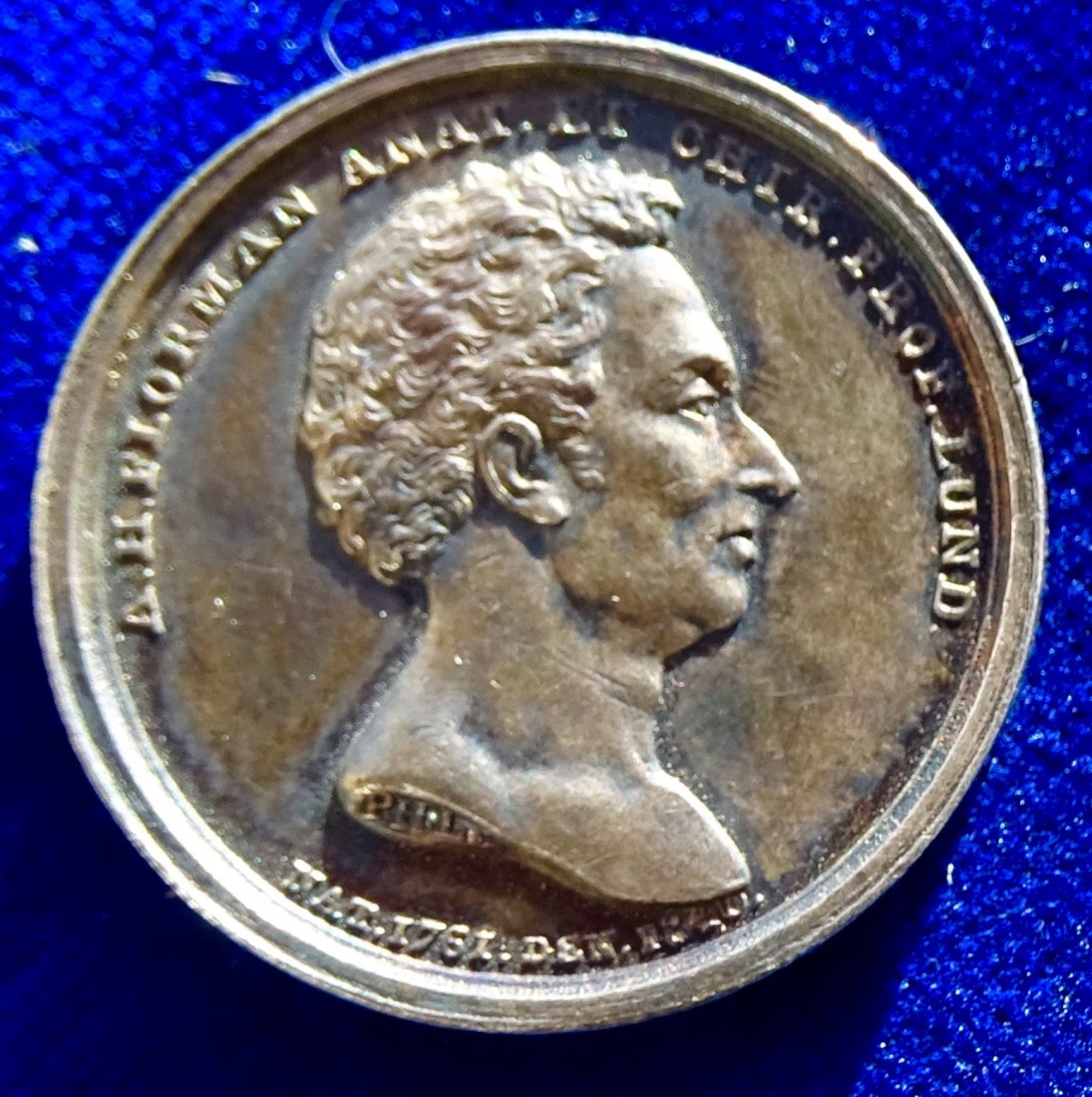  Schwedische Akademie der Wissenschaften 1851 Medaille Medicina in Nummis Arvid Florman   