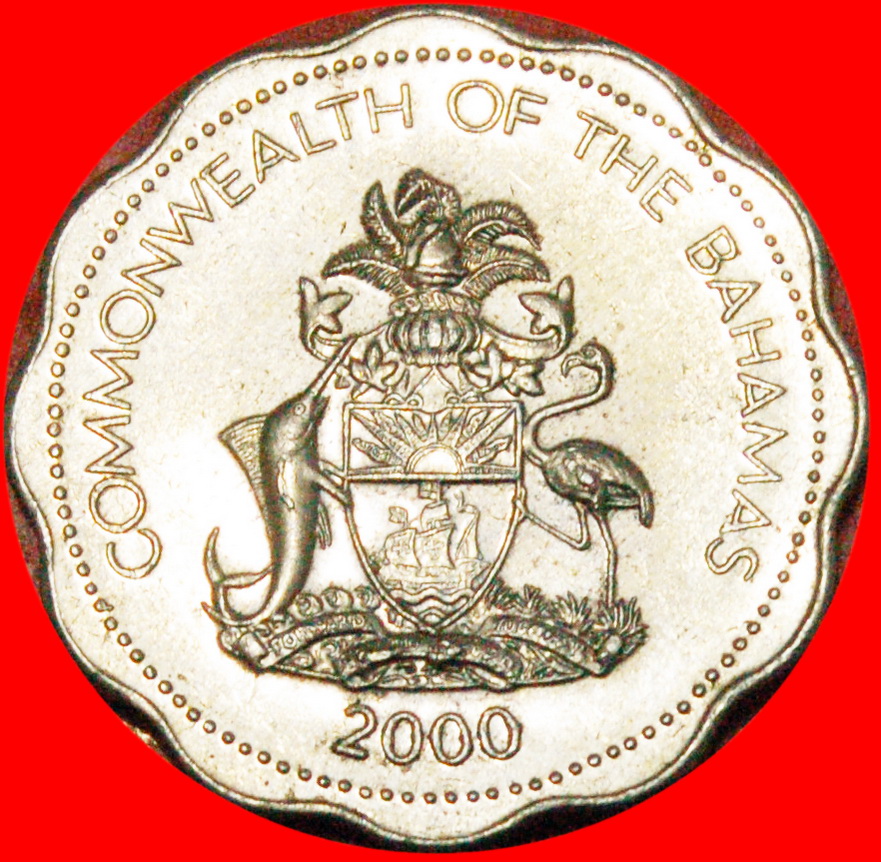  * FISH (1974-2005): THE BAHAMAS ★ 10 CENTS 2000! ELIZABETH II (1953-2022) ★LOW START ★ NO RESERVE!   