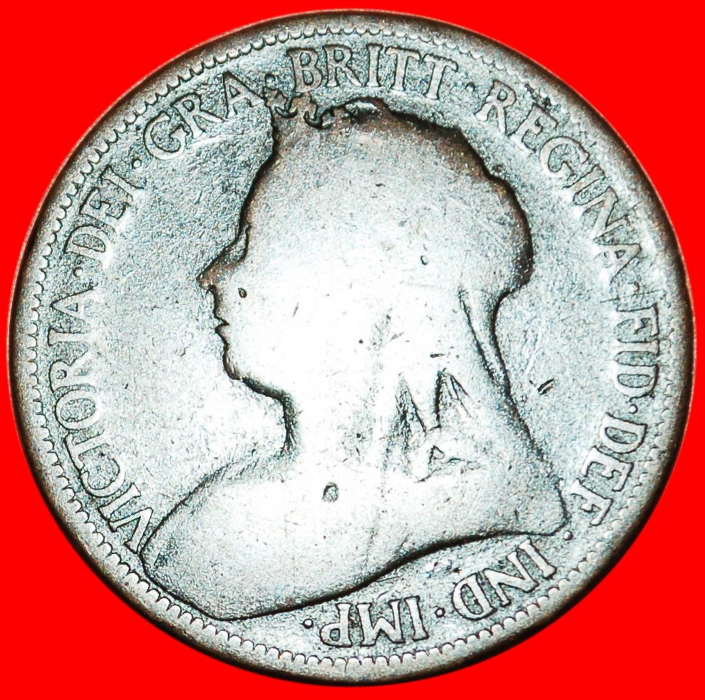  * HERRIN DER SEEN (1895-1901): GROSSBRITANNIEN ★ 1/2 PENNY 1897 VICTORIA (1837-1901)★OHNE VORBEHALT!   