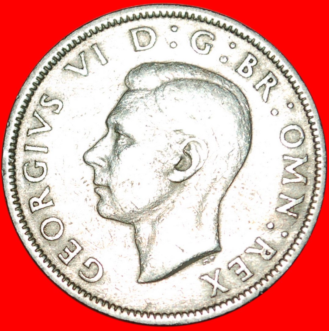  * LAST TYPE: GREAT BRITAIN ★ 2 SHILLINGS FLORIN 1950! GEORGE VI (1937-1952) ★LOW START ★ NO RESERVE!   