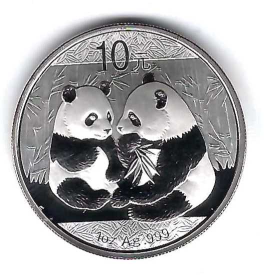  China 10 Yuan Panda 2009 PP 31,1 Gramm  Münzenankauf Koblenz Frank Maurer AB 341   