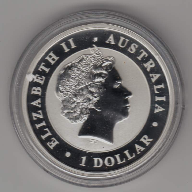  Australien, 1 Dollar 2014, Wedge Tailed Eagle, 1 unze oz Silber   