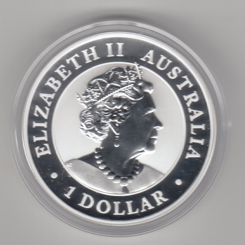  Australien, 1 Dollar 2019, Australian Emu, 1 unze oz Silber   