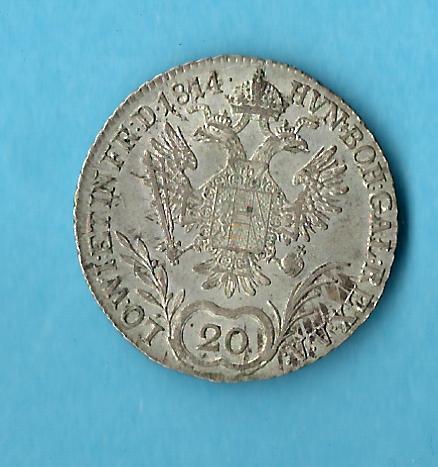  20 Kr. Habsburg 1811 prägefrisch sehr selten Münzenankauf Koblenz Frank Maurer AB 428   